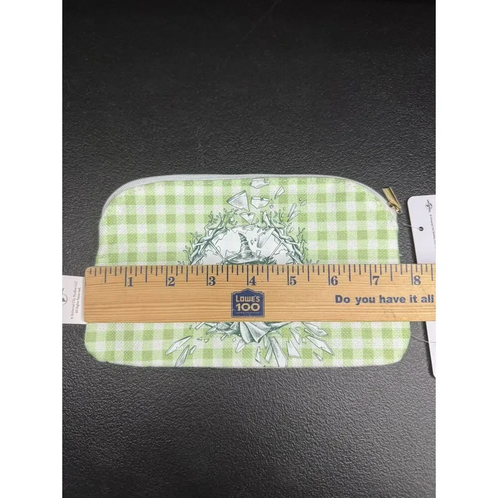 NWT Wicked X Katie Kime Gingham Plaid Yoobi Zip Around Soft Pencil Case